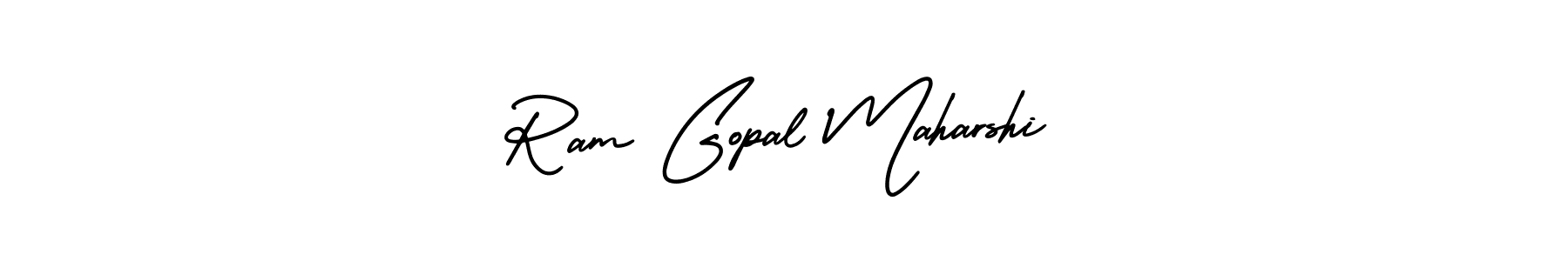 Use a signature maker to create a handwritten signature online. With this signature software, you can design (AmerikaSignatureDemo-Regular) your own signature for name Ram Gopal Maharshi. Ram Gopal Maharshi signature style 3 images and pictures png