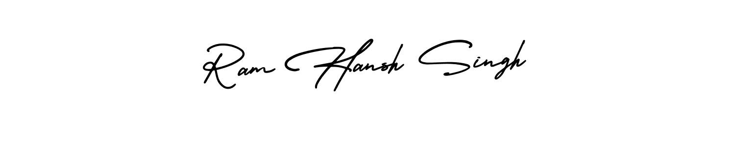 if you are searching for the best signature style for your name Ram Hansh Singh. so please give up your signature search. here we have designed multiple signature styles  using AmerikaSignatureDemo-Regular. Ram Hansh Singh signature style 3 images and pictures png