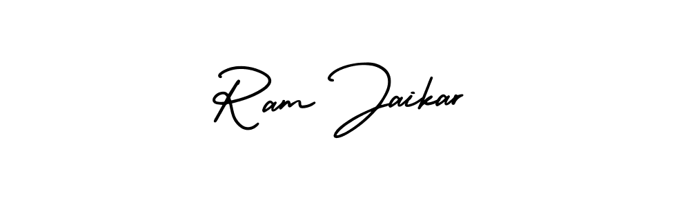 Ram Jaikar stylish signature style. Best Handwritten Sign (AmerikaSignatureDemo-Regular) for my name. Handwritten Signature Collection Ideas for my name Ram Jaikar. Ram Jaikar signature style 3 images and pictures png
