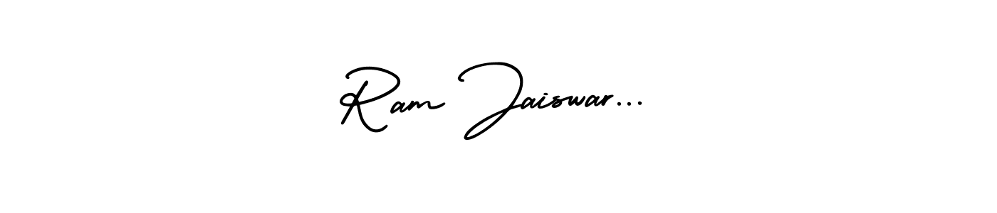 Ram Jaiswar... stylish signature style. Best Handwritten Sign (AmerikaSignatureDemo-Regular) for my name. Handwritten Signature Collection Ideas for my name Ram Jaiswar.... Ram Jaiswar... signature style 3 images and pictures png