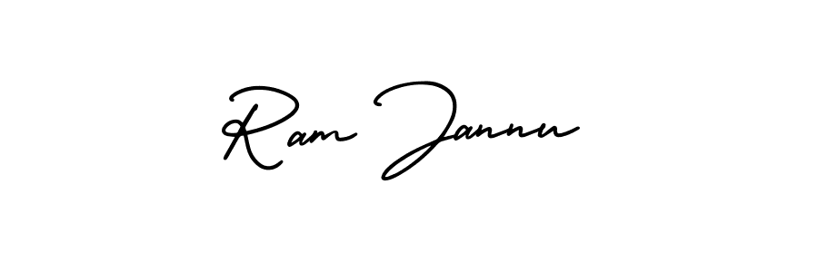 How to make Ram Jannu signature? AmerikaSignatureDemo-Regular is a professional autograph style. Create handwritten signature for Ram Jannu name. Ram Jannu signature style 3 images and pictures png