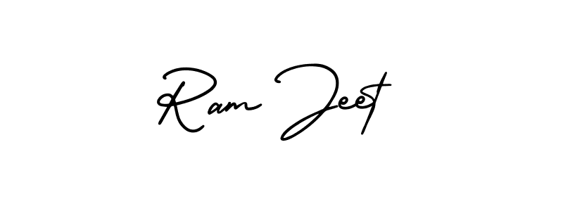 Make a beautiful signature design for name Ram Jeet. With this signature (AmerikaSignatureDemo-Regular) style, you can create a handwritten signature for free. Ram Jeet signature style 3 images and pictures png