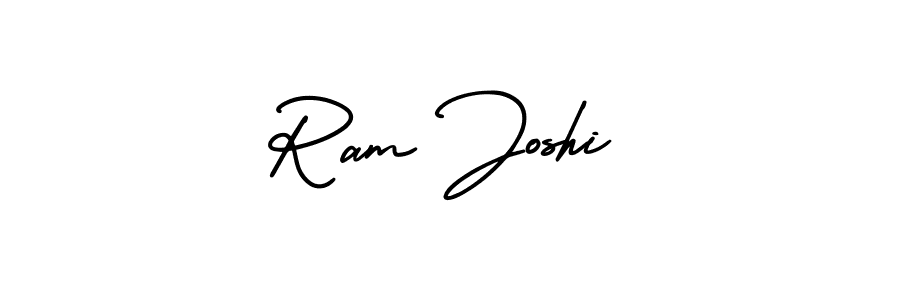 Make a beautiful signature design for name Ram Joshi. With this signature (AmerikaSignatureDemo-Regular) style, you can create a handwritten signature for free. Ram Joshi signature style 3 images and pictures png