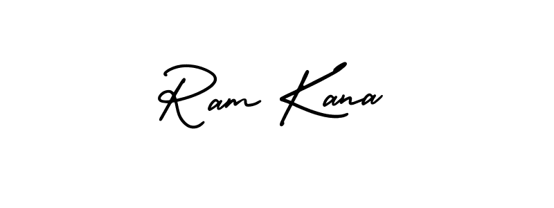 Ram Kana stylish signature style. Best Handwritten Sign (AmerikaSignatureDemo-Regular) for my name. Handwritten Signature Collection Ideas for my name Ram Kana. Ram Kana signature style 3 images and pictures png