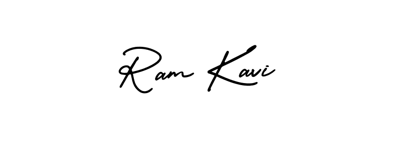 if you are searching for the best signature style for your name Ram Kavi. so please give up your signature search. here we have designed multiple signature styles  using AmerikaSignatureDemo-Regular. Ram Kavi signature style 3 images and pictures png