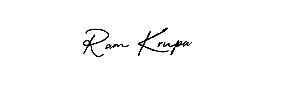 Also we have Ram Krupa name is the best signature style. Create professional handwritten signature collection using AmerikaSignatureDemo-Regular autograph style. Ram Krupa signature style 3 images and pictures png