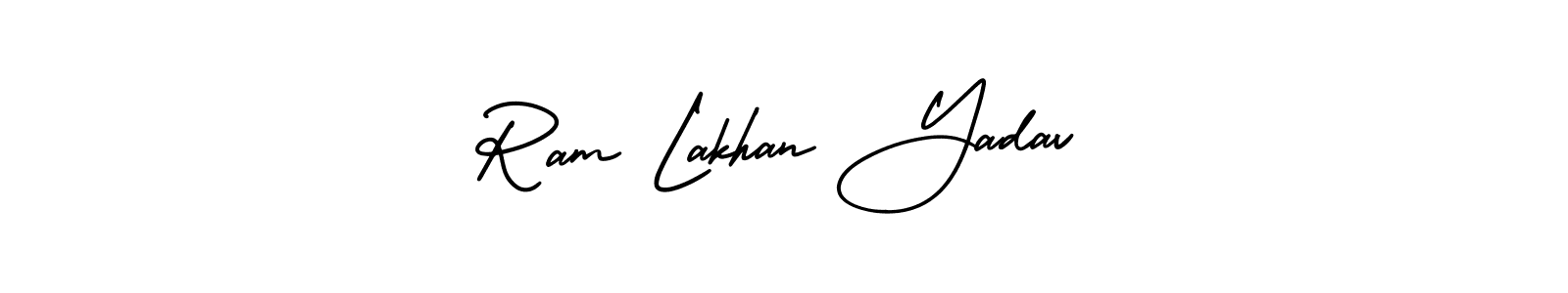 Make a beautiful signature design for name Ram Lakhan Yadav. With this signature (AmerikaSignatureDemo-Regular) style, you can create a handwritten signature for free. Ram Lakhan Yadav signature style 3 images and pictures png