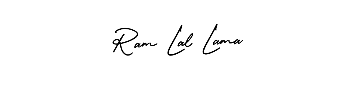 Create a beautiful signature design for name Ram Lal Lama. With this signature (AmerikaSignatureDemo-Regular) fonts, you can make a handwritten signature for free. Ram Lal Lama signature style 3 images and pictures png