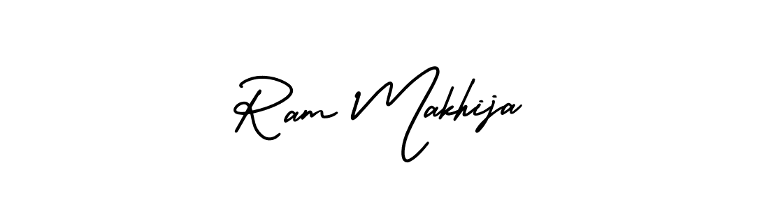 You can use this online signature creator to create a handwritten signature for the name Ram Makhija. This is the best online autograph maker. Ram Makhija signature style 3 images and pictures png