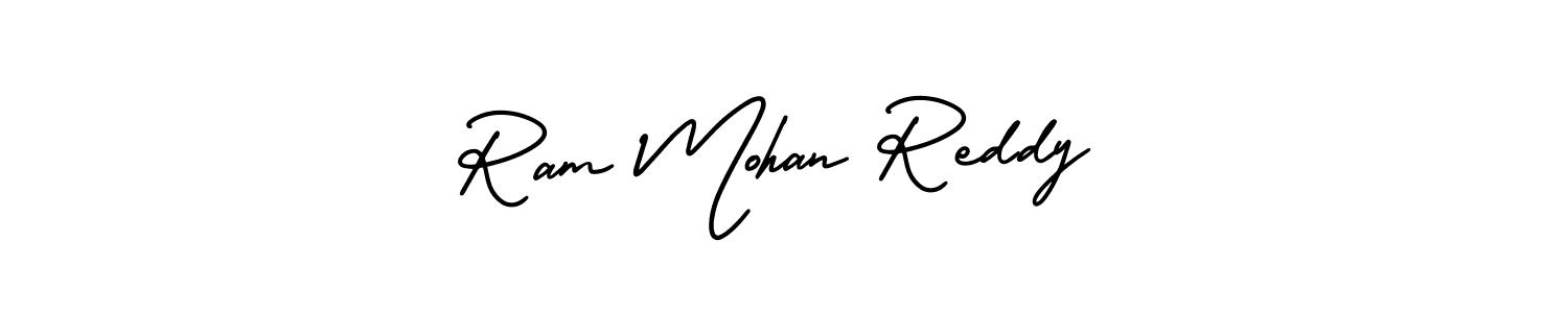 Make a beautiful signature design for name Ram Mohan Reddy. With this signature (AmerikaSignatureDemo-Regular) style, you can create a handwritten signature for free. Ram Mohan Reddy signature style 3 images and pictures png