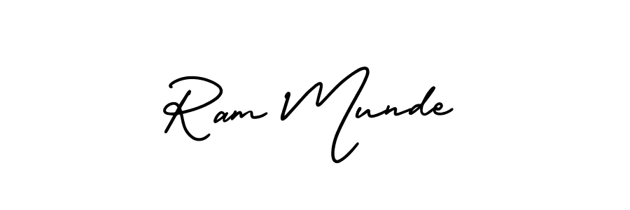 Make a beautiful signature design for name Ram Munde. Use this online signature maker to create a handwritten signature for free. Ram Munde signature style 3 images and pictures png