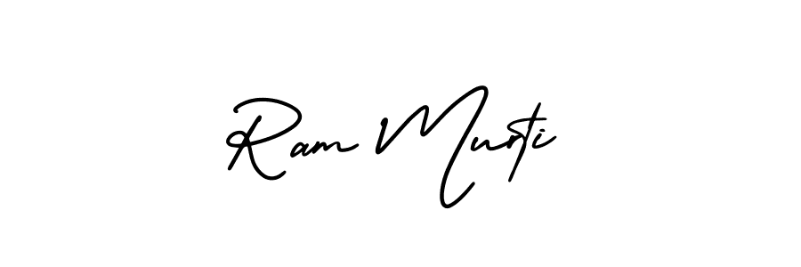 You should practise on your own different ways (AmerikaSignatureDemo-Regular) to write your name (Ram Murti) in signature. don't let someone else do it for you. Ram Murti signature style 3 images and pictures png