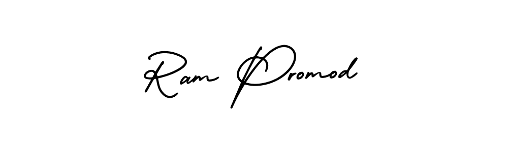 Use a signature maker to create a handwritten signature online. With this signature software, you can design (AmerikaSignatureDemo-Regular) your own signature for name Ram Promod. Ram Promod signature style 3 images and pictures png