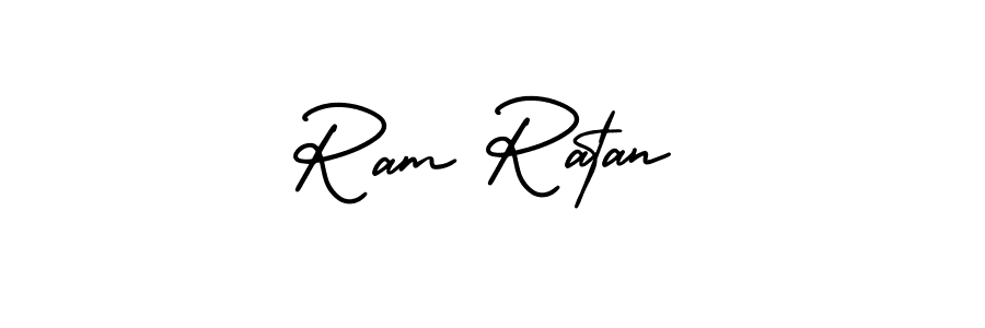How to make Ram Ratan signature? AmerikaSignatureDemo-Regular is a professional autograph style. Create handwritten signature for Ram Ratan name. Ram Ratan signature style 3 images and pictures png