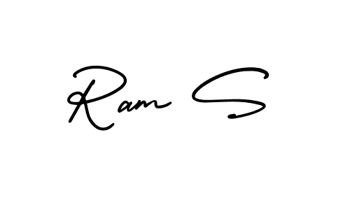 Make a beautiful signature design for name Ram S. With this signature (AmerikaSignatureDemo-Regular) style, you can create a handwritten signature for free. Ram S signature style 3 images and pictures png