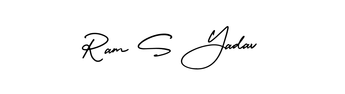 Create a beautiful signature design for name Ram S Yadav. With this signature (AmerikaSignatureDemo-Regular) fonts, you can make a handwritten signature for free. Ram S Yadav signature style 3 images and pictures png