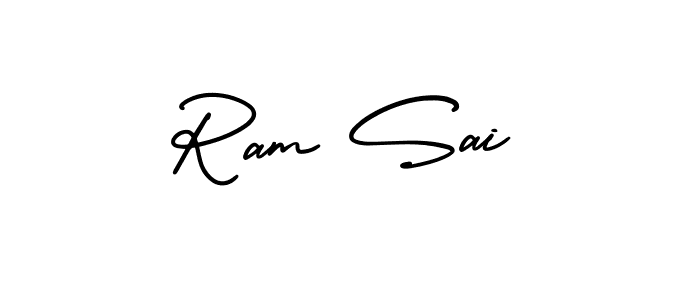 How to make Ram Sai signature? AmerikaSignatureDemo-Regular is a professional autograph style. Create handwritten signature for Ram Sai name. Ram Sai signature style 3 images and pictures png