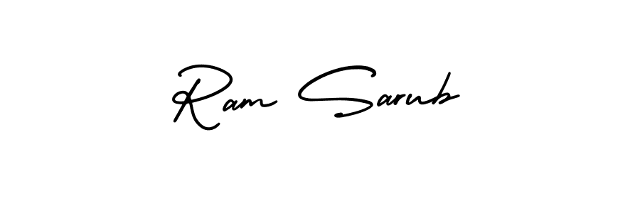 Best and Professional Signature Style for Ram Sarub. AmerikaSignatureDemo-Regular Best Signature Style Collection. Ram Sarub signature style 3 images and pictures png