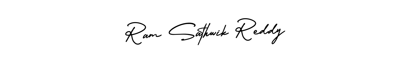 Design your own signature with our free online signature maker. With this signature software, you can create a handwritten (AmerikaSignatureDemo-Regular) signature for name Ram Sathwik Reddy. Ram Sathwik Reddy signature style 3 images and pictures png