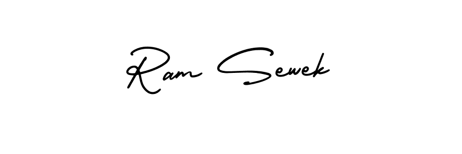 if you are searching for the best signature style for your name Ram Sewek. so please give up your signature search. here we have designed multiple signature styles  using AmerikaSignatureDemo-Regular. Ram Sewek signature style 3 images and pictures png