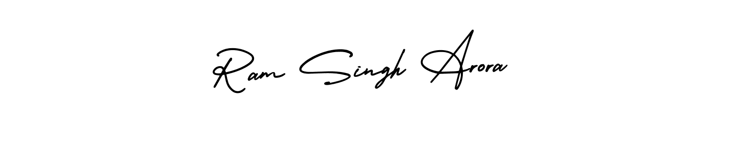 Ram Singh Arora stylish signature style. Best Handwritten Sign (AmerikaSignatureDemo-Regular) for my name. Handwritten Signature Collection Ideas for my name Ram Singh Arora. Ram Singh Arora signature style 3 images and pictures png