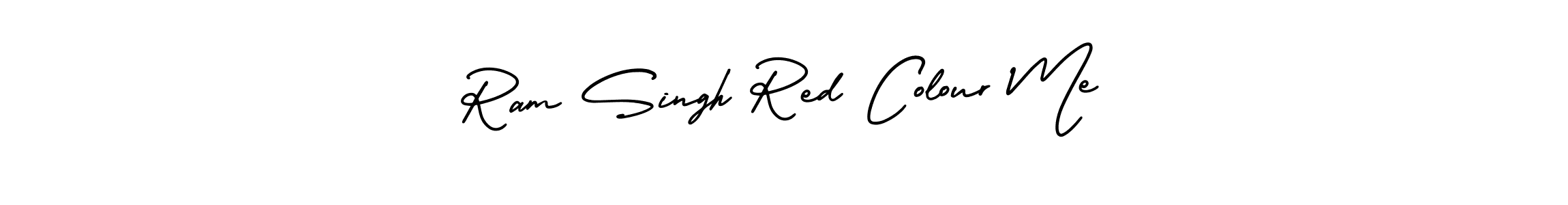 if you are searching for the best signature style for your name Ram Singh Red Colour Me. so please give up your signature search. here we have designed multiple signature styles  using AmerikaSignatureDemo-Regular. Ram Singh Red Colour Me signature style 3 images and pictures png