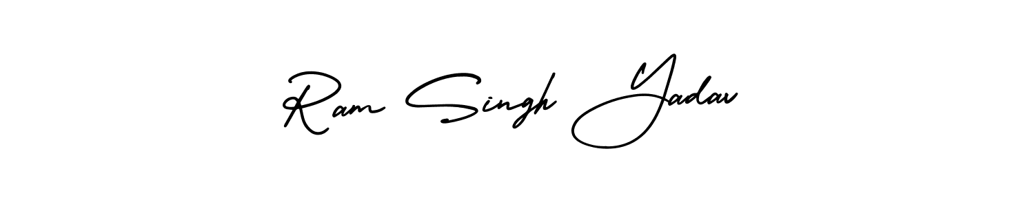 Create a beautiful signature design for name Ram Singh Yadav. With this signature (AmerikaSignatureDemo-Regular) fonts, you can make a handwritten signature for free. Ram Singh Yadav signature style 3 images and pictures png