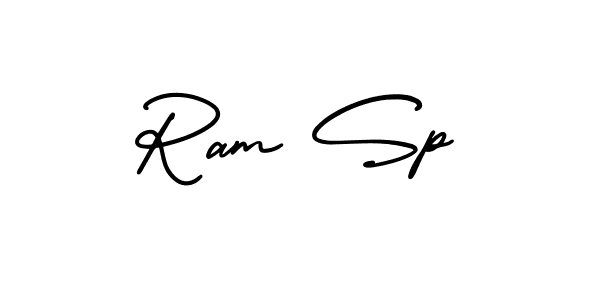 How to make Ram Sp signature? AmerikaSignatureDemo-Regular is a professional autograph style. Create handwritten signature for Ram Sp name. Ram Sp signature style 3 images and pictures png