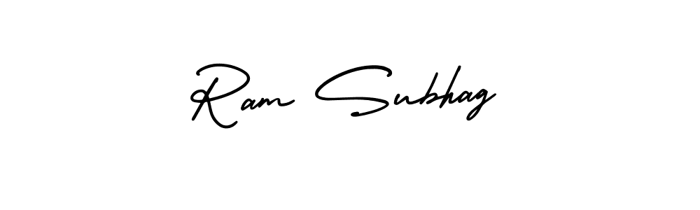 Use a signature maker to create a handwritten signature online. With this signature software, you can design (AmerikaSignatureDemo-Regular) your own signature for name Ram Subhag. Ram Subhag signature style 3 images and pictures png