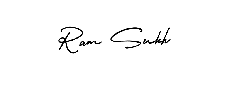 Use a signature maker to create a handwritten signature online. With this signature software, you can design (AmerikaSignatureDemo-Regular) your own signature for name Ram Sukh. Ram Sukh signature style 3 images and pictures png