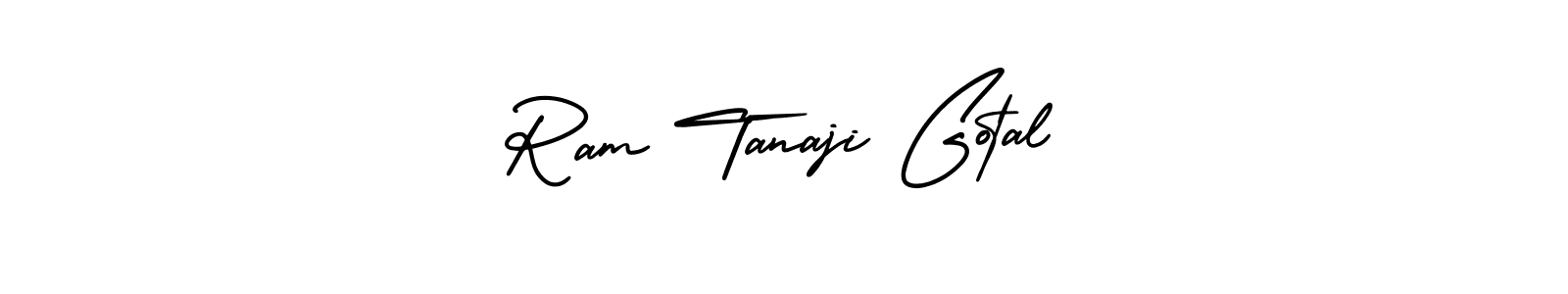 How to make Ram Tanaji Gotal signature? AmerikaSignatureDemo-Regular is a professional autograph style. Create handwritten signature for Ram Tanaji Gotal name. Ram Tanaji Gotal signature style 3 images and pictures png