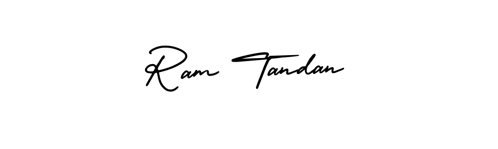 How to make Ram Tandan signature? AmerikaSignatureDemo-Regular is a professional autograph style. Create handwritten signature for Ram Tandan name. Ram Tandan signature style 3 images and pictures png