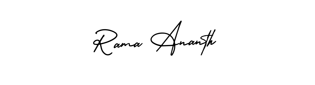 How to Draw Rama Ananth signature style? AmerikaSignatureDemo-Regular is a latest design signature styles for name Rama Ananth. Rama Ananth signature style 3 images and pictures png