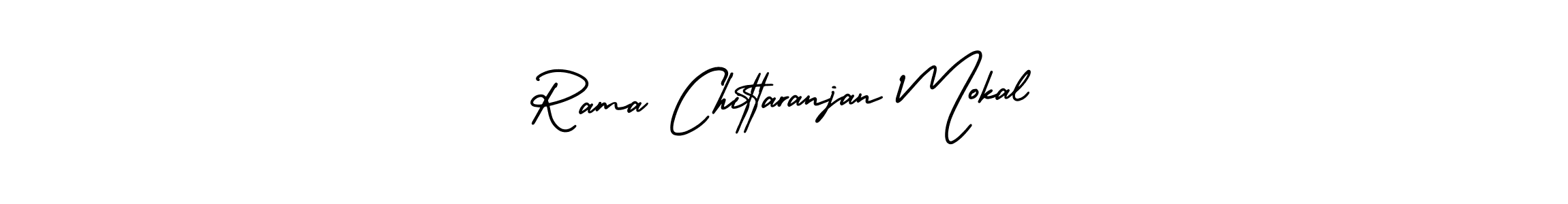AmerikaSignatureDemo-Regular is a professional signature style that is perfect for those who want to add a touch of class to their signature. It is also a great choice for those who want to make their signature more unique. Get Rama Chittaranjan Mokal name to fancy signature for free. Rama Chittaranjan Mokal signature style 3 images and pictures png