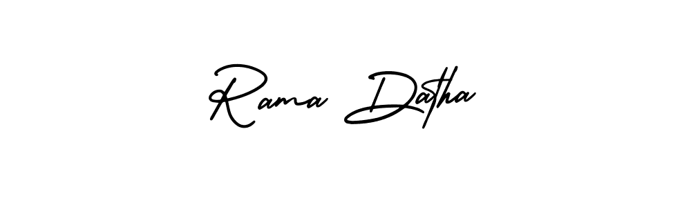 How to Draw Rama Datha signature style? AmerikaSignatureDemo-Regular is a latest design signature styles for name Rama Datha. Rama Datha signature style 3 images and pictures png