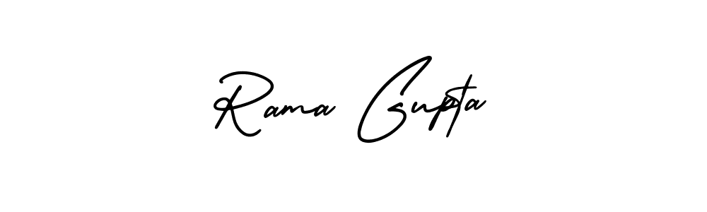 This is the best signature style for the Rama Gupta name. Also you like these signature font (AmerikaSignatureDemo-Regular). Mix name signature. Rama Gupta signature style 3 images and pictures png