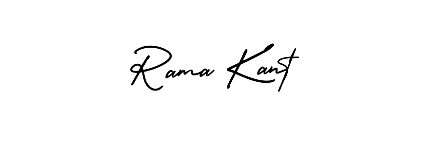 AmerikaSignatureDemo-Regular is a professional signature style that is perfect for those who want to add a touch of class to their signature. It is also a great choice for those who want to make their signature more unique. Get Rama Kant name to fancy signature for free. Rama Kant signature style 3 images and pictures png