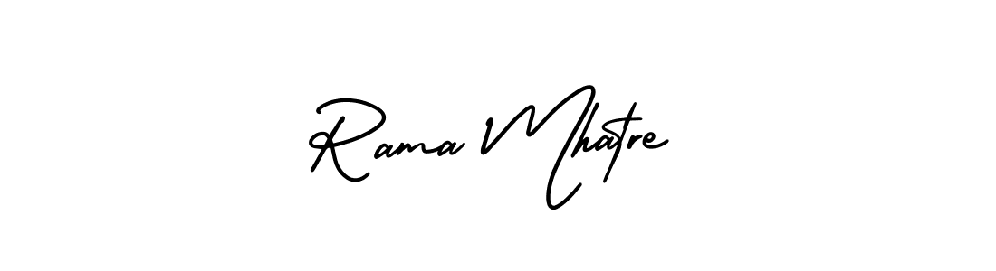 Also You can easily find your signature by using the search form. We will create Rama Mhatre name handwritten signature images for you free of cost using AmerikaSignatureDemo-Regular sign style. Rama Mhatre signature style 3 images and pictures png