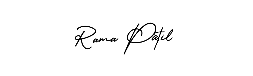 How to make Rama Patil signature? AmerikaSignatureDemo-Regular is a professional autograph style. Create handwritten signature for Rama Patil name. Rama Patil signature style 3 images and pictures png