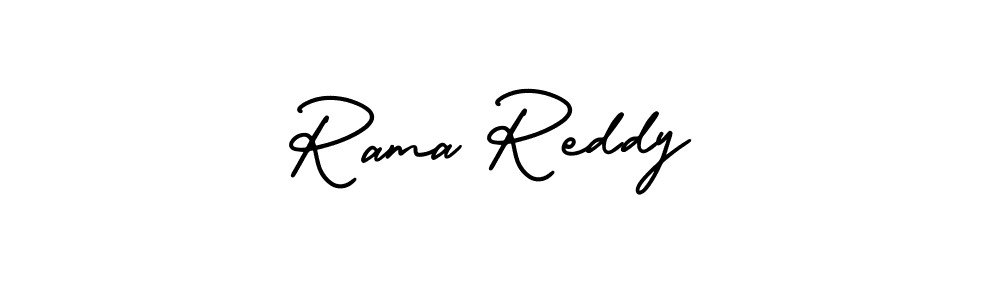 Use a signature maker to create a handwritten signature online. With this signature software, you can design (AmerikaSignatureDemo-Regular) your own signature for name Rama Reddy. Rama Reddy signature style 3 images and pictures png