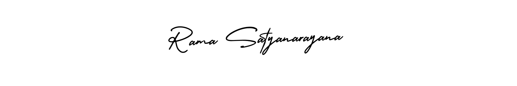 It looks lik you need a new signature style for name Rama Satyanarayana. Design unique handwritten (AmerikaSignatureDemo-Regular) signature with our free signature maker in just a few clicks. Rama Satyanarayana signature style 3 images and pictures png