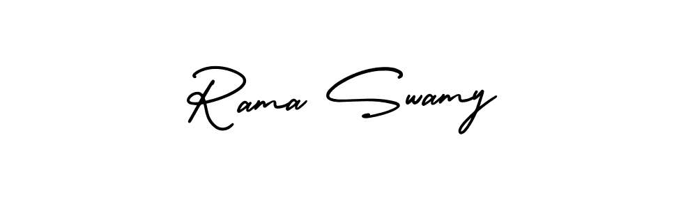 Make a beautiful signature design for name Rama Swamy. Use this online signature maker to create a handwritten signature for free. Rama Swamy signature style 3 images and pictures png