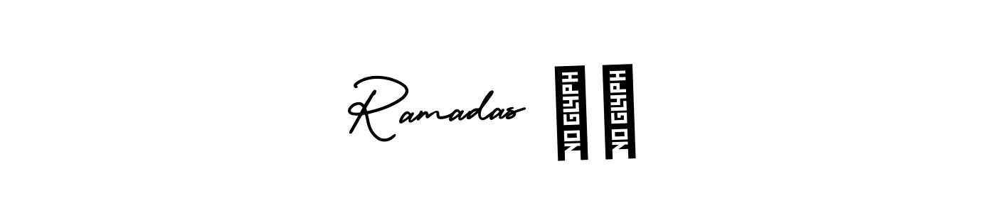 How to make Ramadas ರ್ signature? AmerikaSignatureDemo-Regular is a professional autograph style. Create handwritten signature for Ramadas ರ್ name. Ramadas ರ್ signature style 3 images and pictures png
