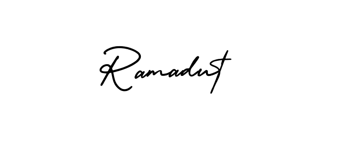 Check out images of Autograph of Ramadut name. Actor Ramadut Signature Style. AmerikaSignatureDemo-Regular is a professional sign style online. Ramadut signature style 3 images and pictures png