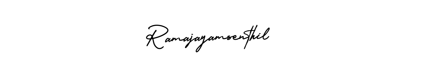 You can use this online signature creator to create a handwritten signature for the name Ramajayamsenthil. This is the best online autograph maker. Ramajayamsenthil signature style 3 images and pictures png