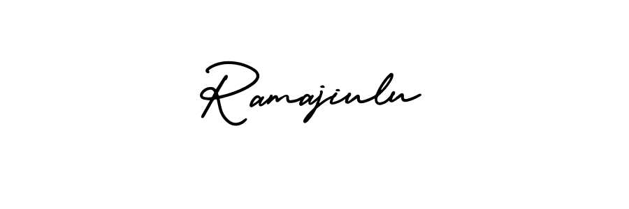 Make a beautiful signature design for name Ramajiulu. With this signature (AmerikaSignatureDemo-Regular) style, you can create a handwritten signature for free. Ramajiulu signature style 3 images and pictures png