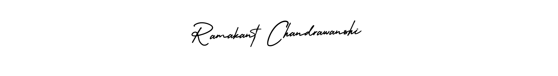 How to make Ramakant Chandrawanshi signature? AmerikaSignatureDemo-Regular is a professional autograph style. Create handwritten signature for Ramakant Chandrawanshi name. Ramakant Chandrawanshi signature style 3 images and pictures png