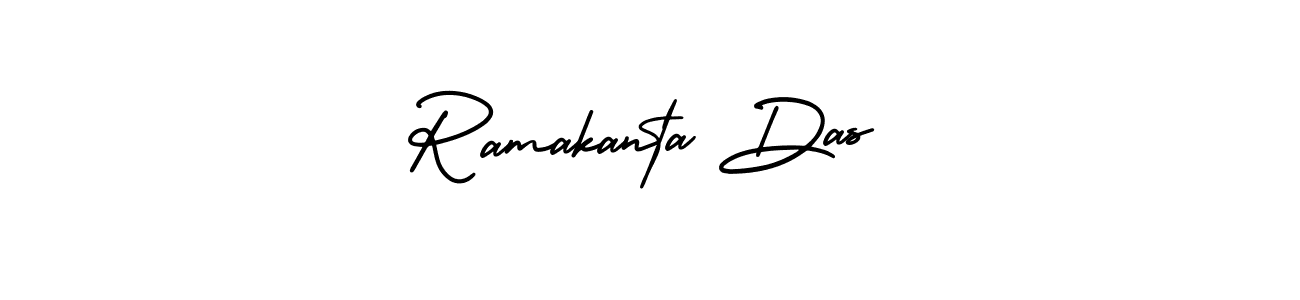 Use a signature maker to create a handwritten signature online. With this signature software, you can design (AmerikaSignatureDemo-Regular) your own signature for name Ramakanta Das. Ramakanta Das signature style 3 images and pictures png