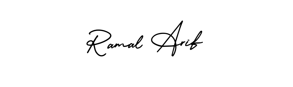 Make a beautiful signature design for name Ramal Arif. Use this online signature maker to create a handwritten signature for free. Ramal Arif signature style 3 images and pictures png