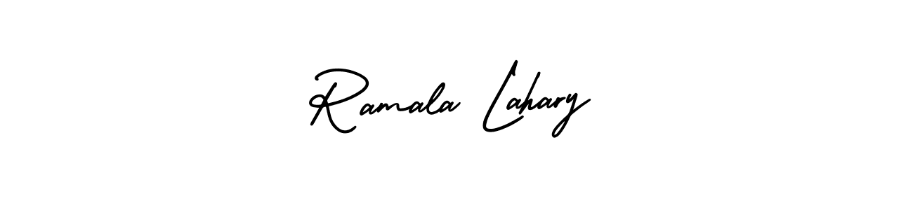 How to Draw Ramala Lahary signature style? AmerikaSignatureDemo-Regular is a latest design signature styles for name Ramala Lahary. Ramala Lahary signature style 3 images and pictures png